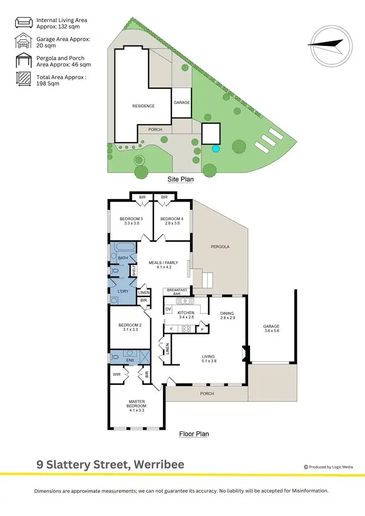 Floorplan of Homely house listing, 9 Slattery Street, Werribee VIC 3030