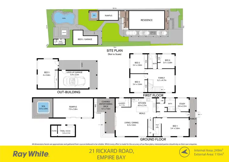 Floorplan of Homely house listing, 21 Rickard Road, Empire Bay NSW 2257