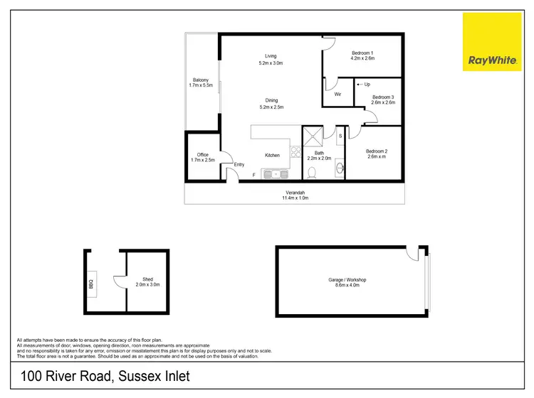 Floorplan of Homely house listing, 100 River Road, Sussex Inlet NSW 2540