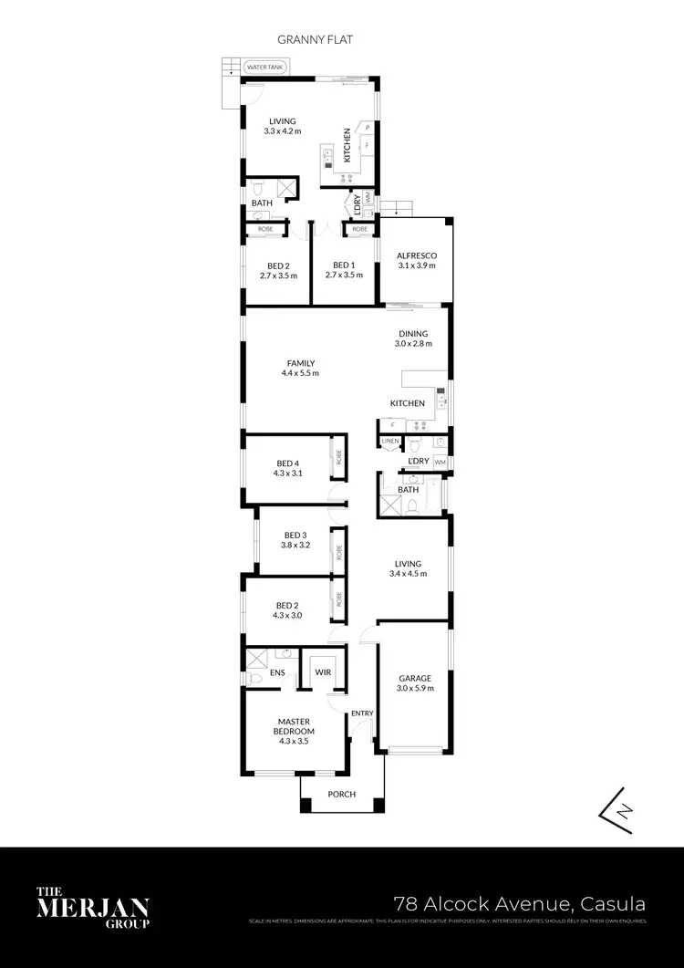 Floorplan of Homely house listing, 78 Alcock Avenue, Casula NSW 2170