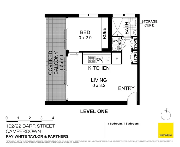 Floorplan of Homely apartment listing, 102/22 Barr Street, Camperdown NSW 2050