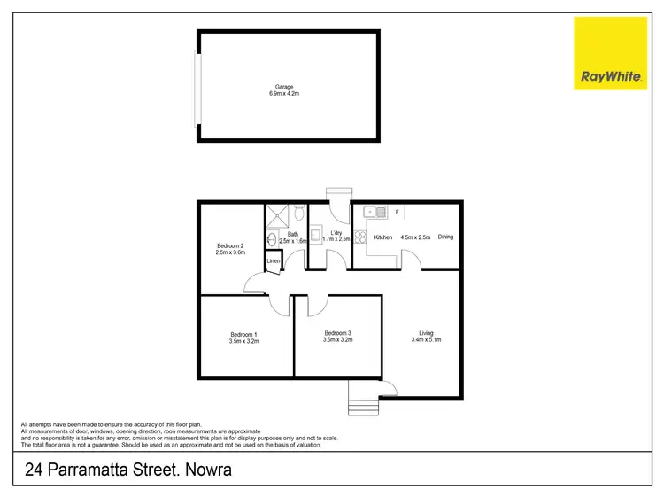 Floorplan of Homely house listing, 24 Parramatta Street, Nowra NSW 2541