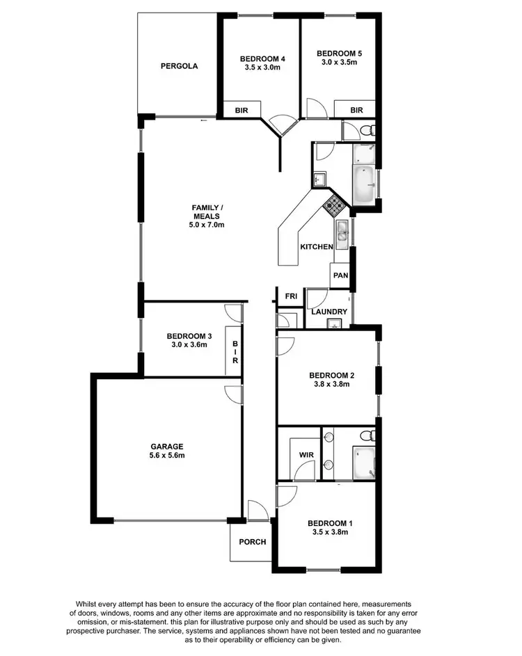 Floorplan of Homely house listing, 11 Lillypilly Court, Worrolong SA 5291