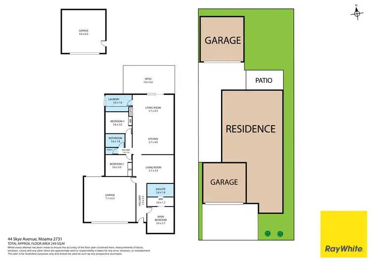 Floorplan of Homely house listing, 44 Skye Avenue, Moama NSW 2731