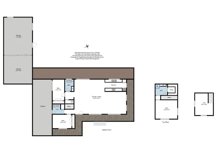 Floorplan of Homely rural property listing, 182 Upton Road, Avenel VIC 3664