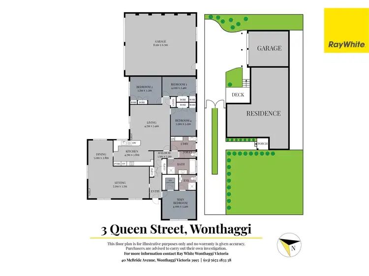 Floorplan of Homely house listing, 3 Queen Street, Wonthaggi VIC 3995