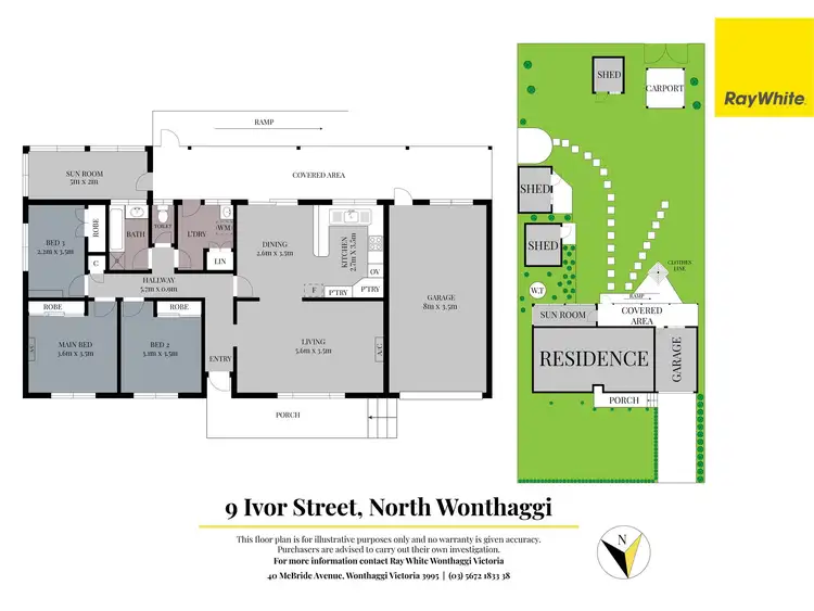 Floorplan of Homely house listing, 9 Ivor Street, North Wonthaggi VIC 3995