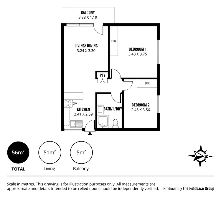 Floorplan of Homely unit listing, 6/29 Sturt Road, Bedford Park SA 5042