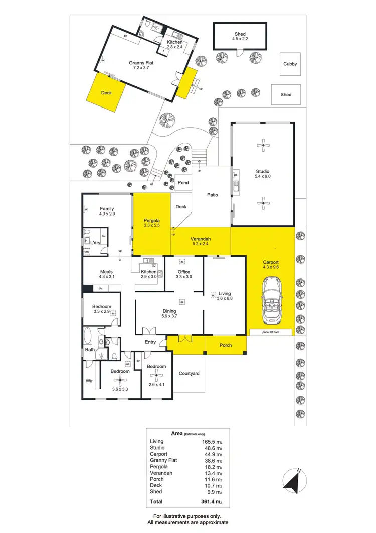 Floorplan of Homely house listing, 21 Fitzgerald Road, Pasadena SA 5042