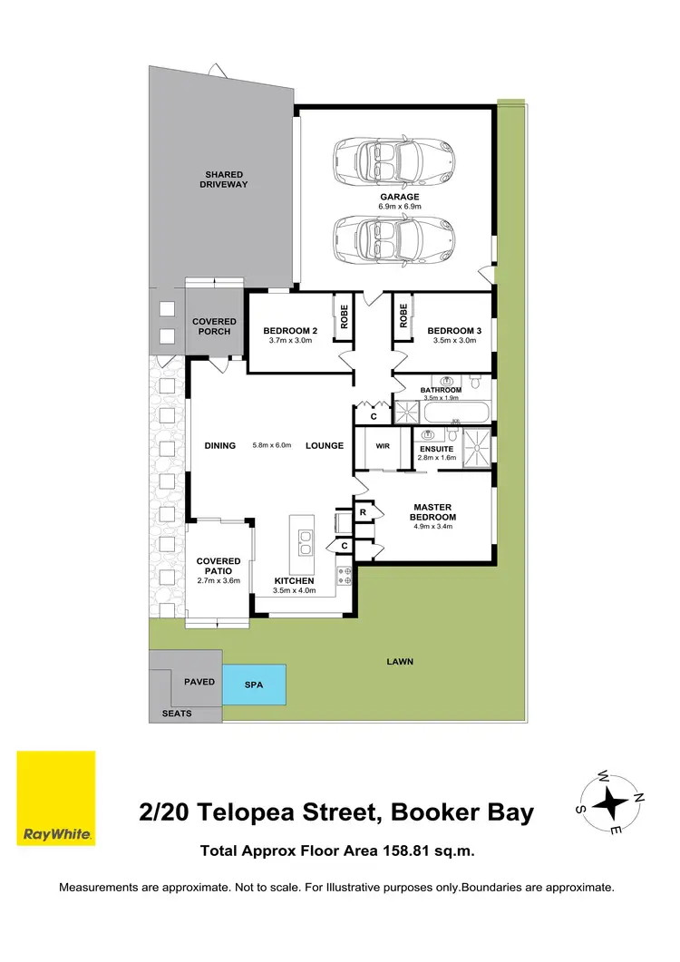 Floorplan of Homely villa listing, 2/20 Telopea Street, Booker Bay NSW 2257