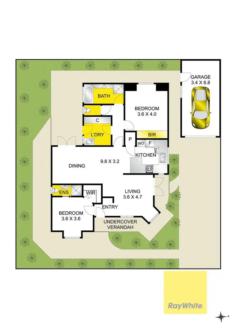Floorplan of Homely townhouse listing, 5/100 Mount Pleasant Road, Belmont VIC 3216