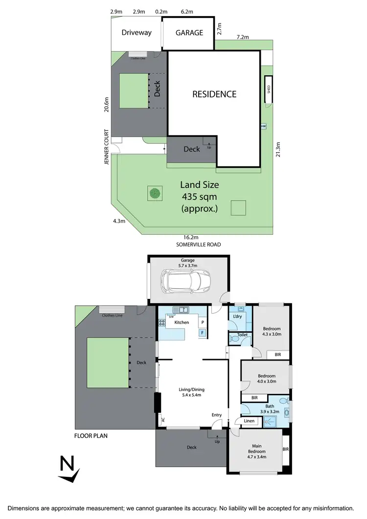 Floorplan of Homely house listing, 6 Somerville Road, Hampton Park VIC 3976