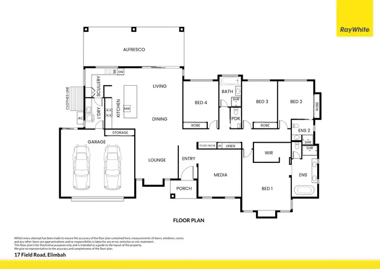 Floorplan of Homely house listing, 17 Field Road, Elimbah QLD 4516