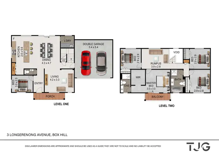 Floorplan of Homely house listing, 3 Longerenong Avenue, Box Hill NSW 2765