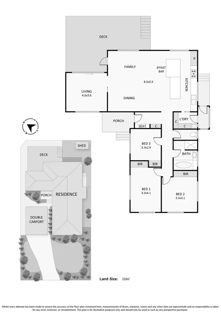 Floorplan of Homely house listing, 9B Ronald Avenue, Frankston South VIC 3199