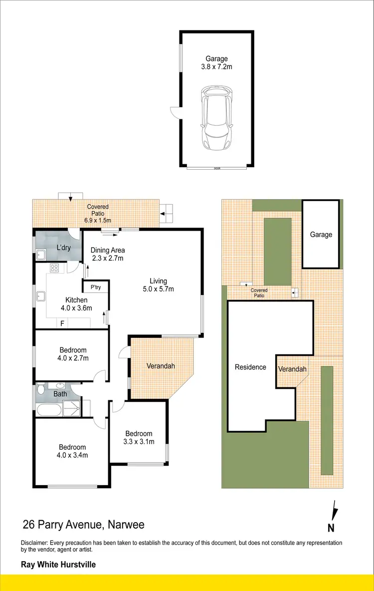 Floorplan of Homely house listing, 26 Parry Avenue, Narwee NSW 2209