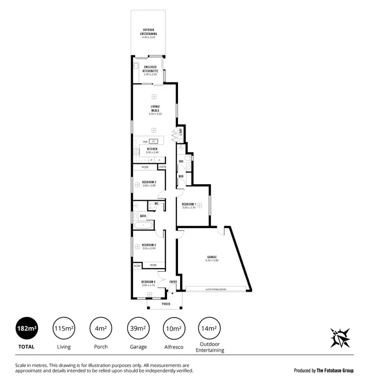 Floorplan of Homely house listing, 14 Fleet Avenue, Hillcrest SA 5086