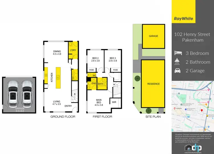 Floorplan of Homely unit listing, 102 Henry Street, Pakenham VIC 3810