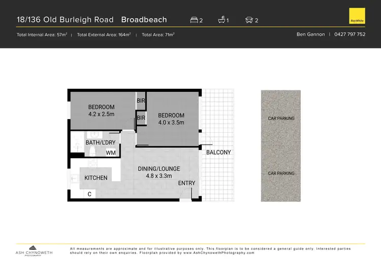 Floorplan of Homely apartment listing, 18/136 Old Burleigh Road, Broadbeach QLD 4218