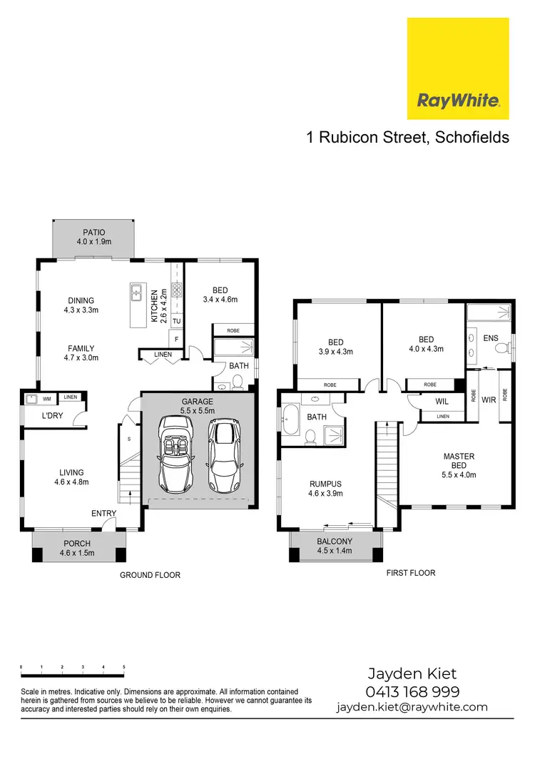 Floorplan of Homely house listing, 1 Rubicon Street, Tallawong NSW 2762