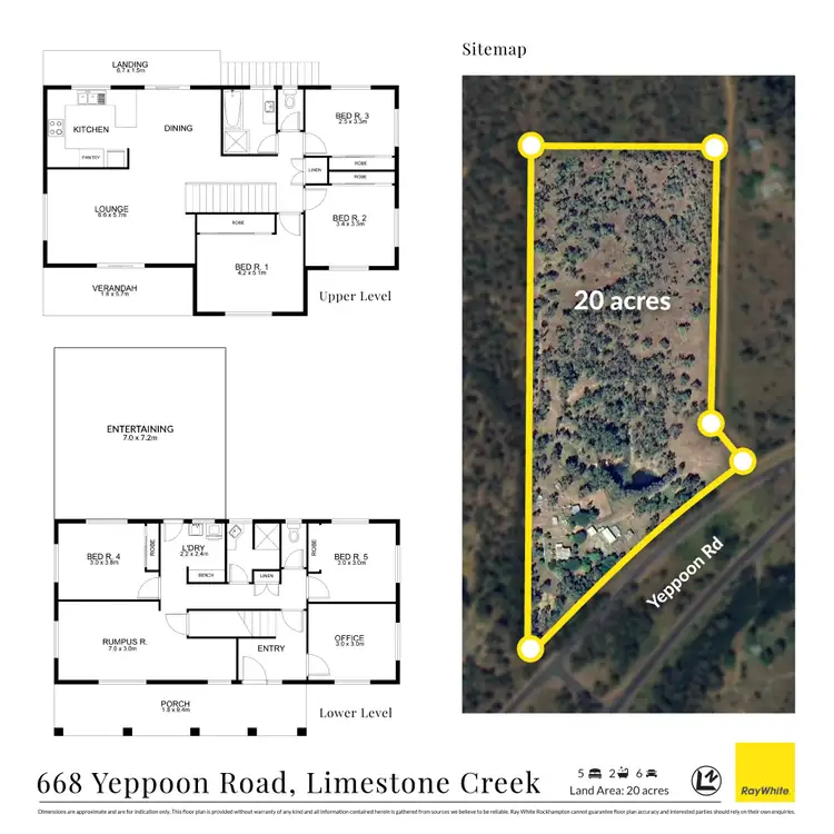 Floorplan of Homely rural property listing, 668 Yeppoon Road, Limestone Creek QLD 4701