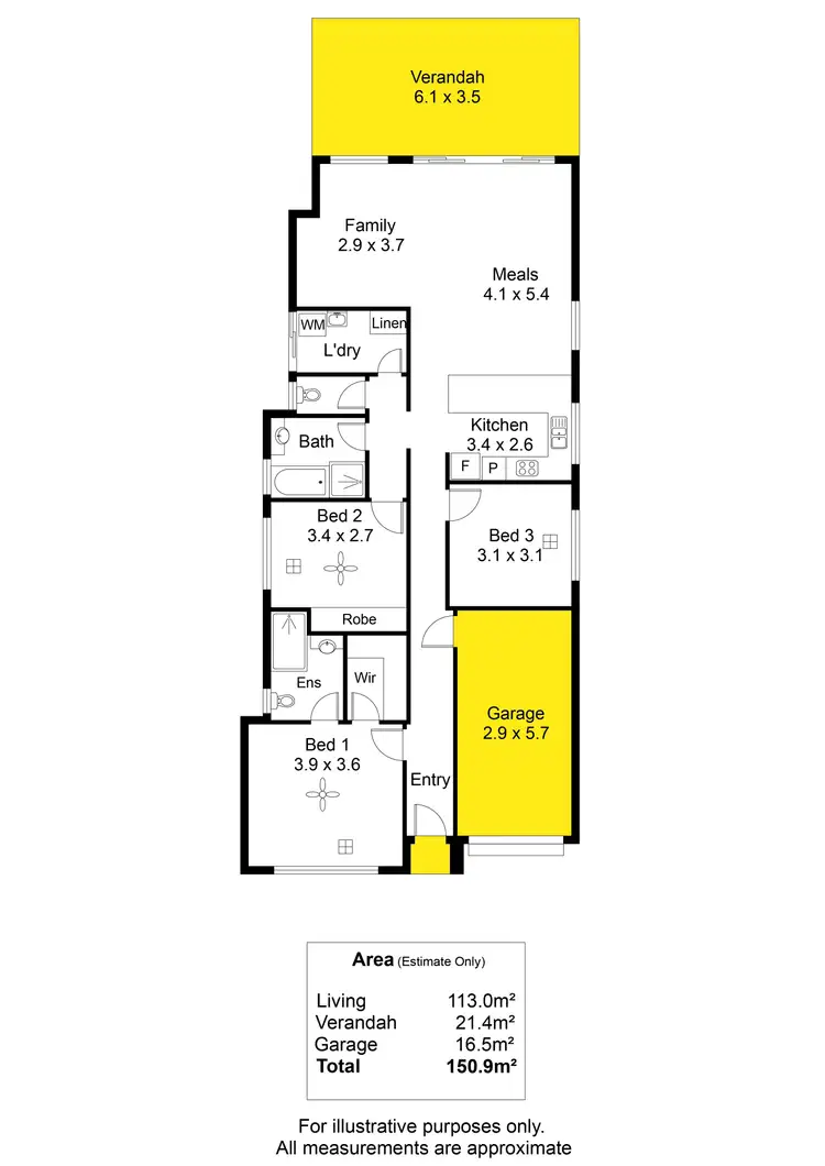Floorplan of Homely house listing, 578 Morphett Road, Dover Gardens SA 5048