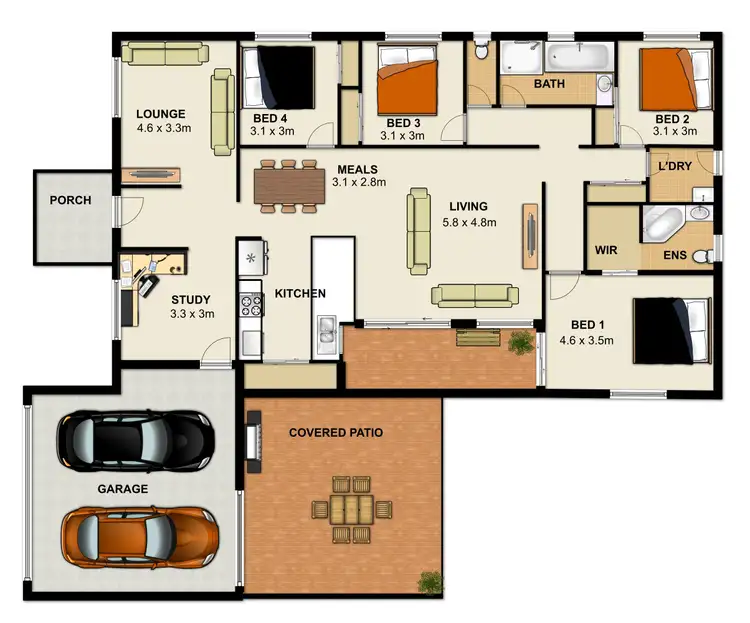 Floorplan of Homely house listing, 18 Dandenong Street, Forest Lake QLD 4078