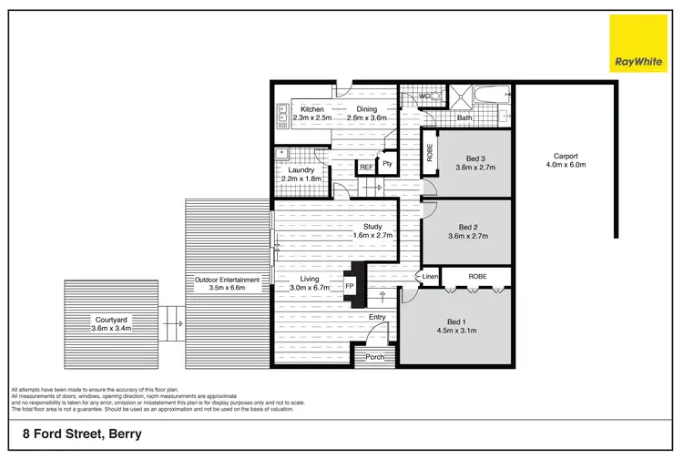 Floorplan of Homely house listing, 8 Ford Street, Berry NSW 2535