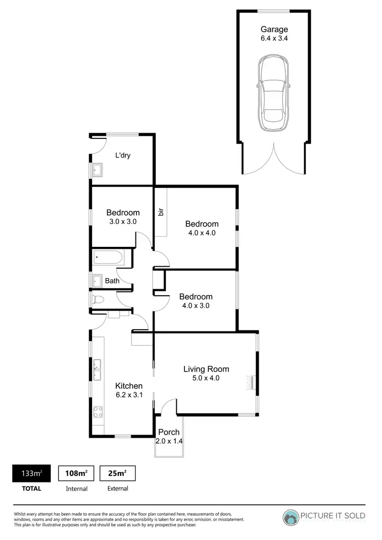 Floorplan of Homely house listing, 454 Grand Junction Road, Clearview SA 5085