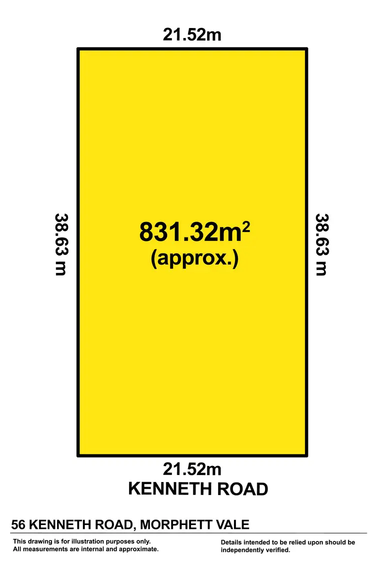 Floorplan of Homely land listing, 56 Kenneth Road, Morphett Vale SA 5162