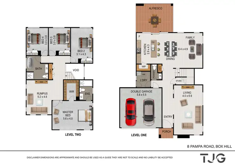 Floorplan of Homely house listing, 8 Pampa Road, Box Hill NSW 2765