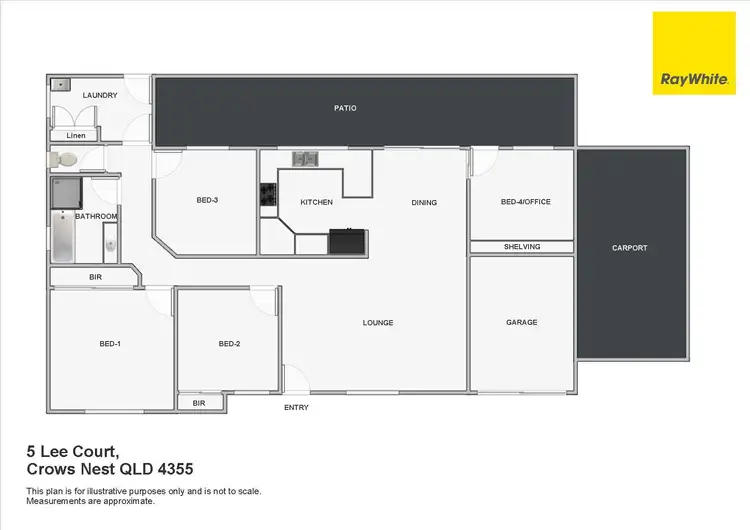 Floorplan of Homely house listing, 5 Lee Court, Crows Nest QLD 4355