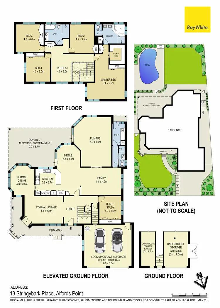 Floorplan of Homely house listing, 13 Stringybark Place, Alfords Point NSW 2234