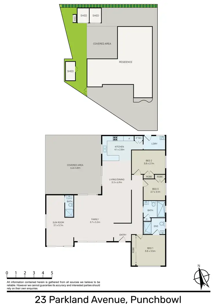 Floorplan of Homely house listing, 23 Parkland Avenue, Punchbowl NSW 2196