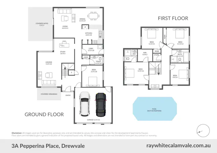 Floorplan of Homely house listing, 3A Pepperina Place, Drewvale QLD 4116