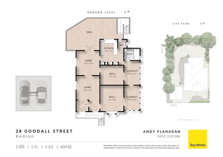 Floorplan of Homely house listing, 28 Goodall Street, Kedron QLD 4031