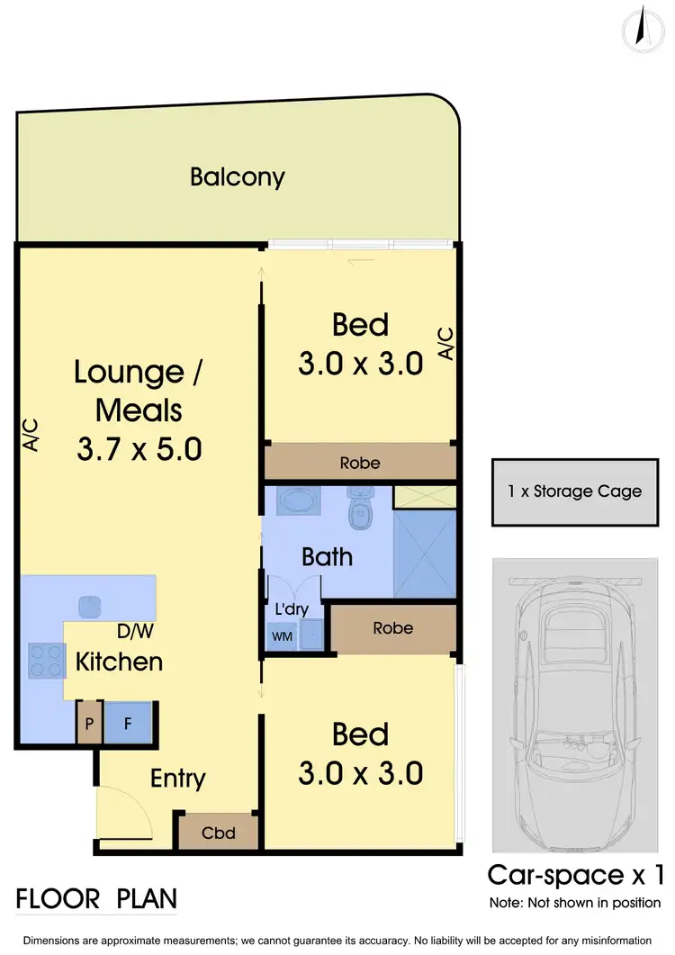 Floorplan of Homely apartment listing, 211/89 Atherton Road, Oakleigh VIC 3166