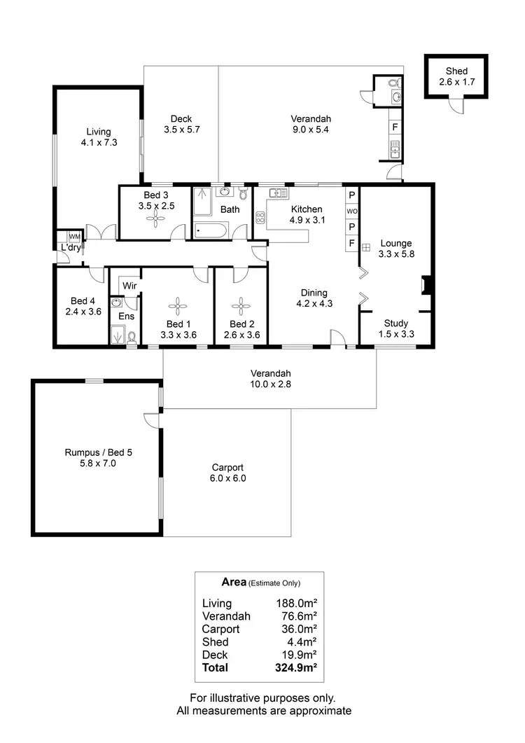 Floorplan of Homely house listing, 21 Crafter Street, Grange SA 5022