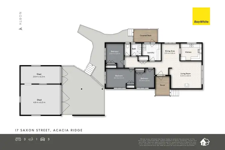 Floorplan of Homely house listing, 17 Saxon Street, Acacia Ridge QLD 4110