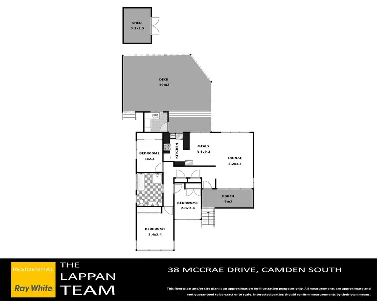 Floorplan of Homely house listing, 38 McCrae Drive, Camden South NSW 2570
