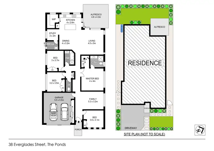 Floorplan of Homely house listing, 38 Everglades Street, The Ponds NSW 2769