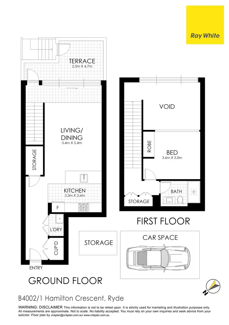 Floorplan of Homely apartment listing, B4002/1 Hamilton Crescent, Ryde NSW 2112