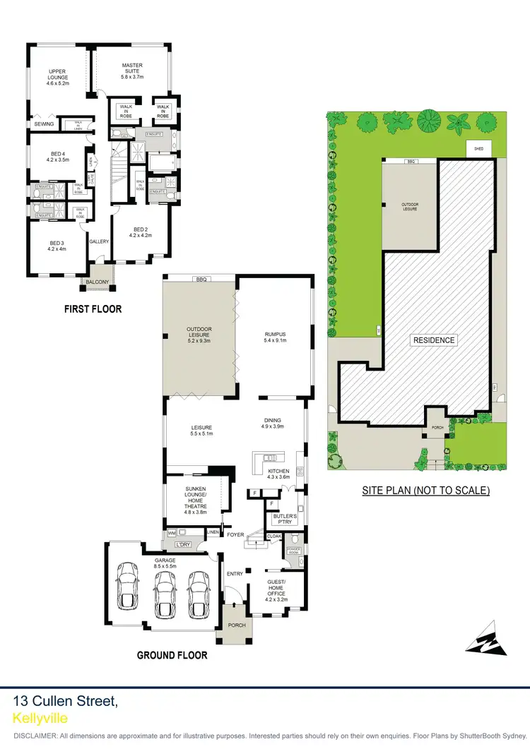Floorplan of Homely house listing, 13 Cullen Street, Kellyville NSW 2155
