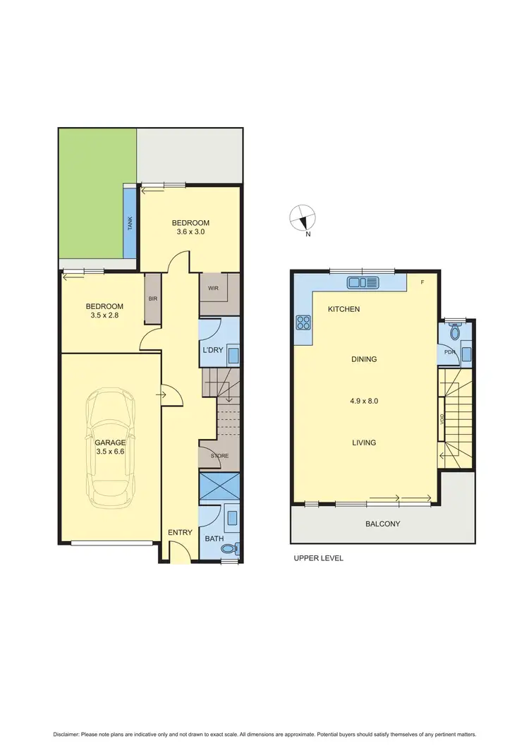 Floorplan of Homely townhouse listing, 9/8-10 Tabilk Street, Fawkner VIC 3060