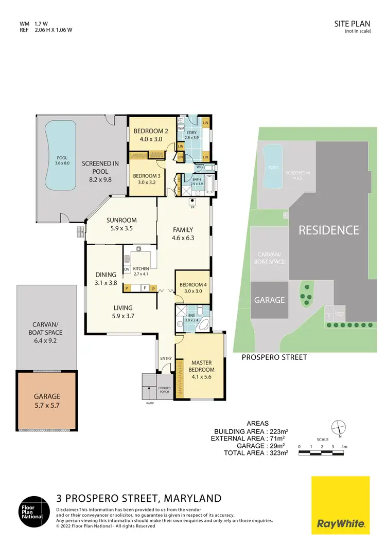 Floorplan of Homely house listing, 3 Prospero Street, Maryland NSW 2287