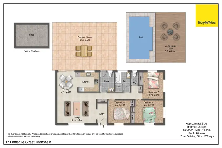 Floorplan of Homely house listing, 17 Firthshire Street, Mansfield QLD 4122