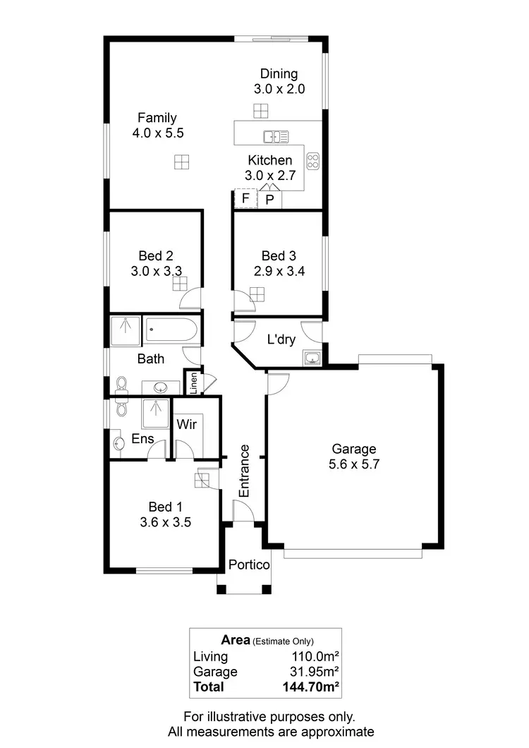 Floorplan of Homely house listing, 90 Gerald Boulevard, Davoren Park SA 5113