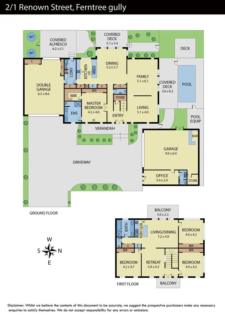 Floorplan of Homely house listing, 2/1 Renown Street, Ferntree Gully VIC 3156