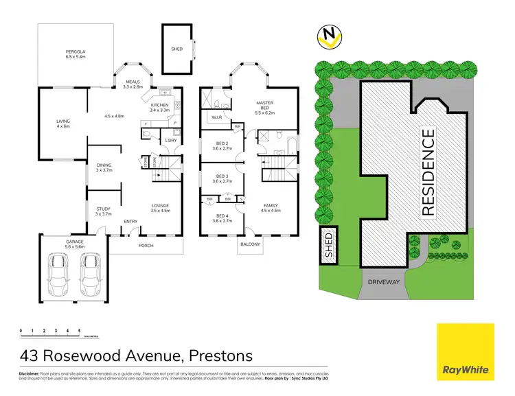 Floorplan of Homely house listing, 43 Rosewood Avenue, Prestons NSW 2170