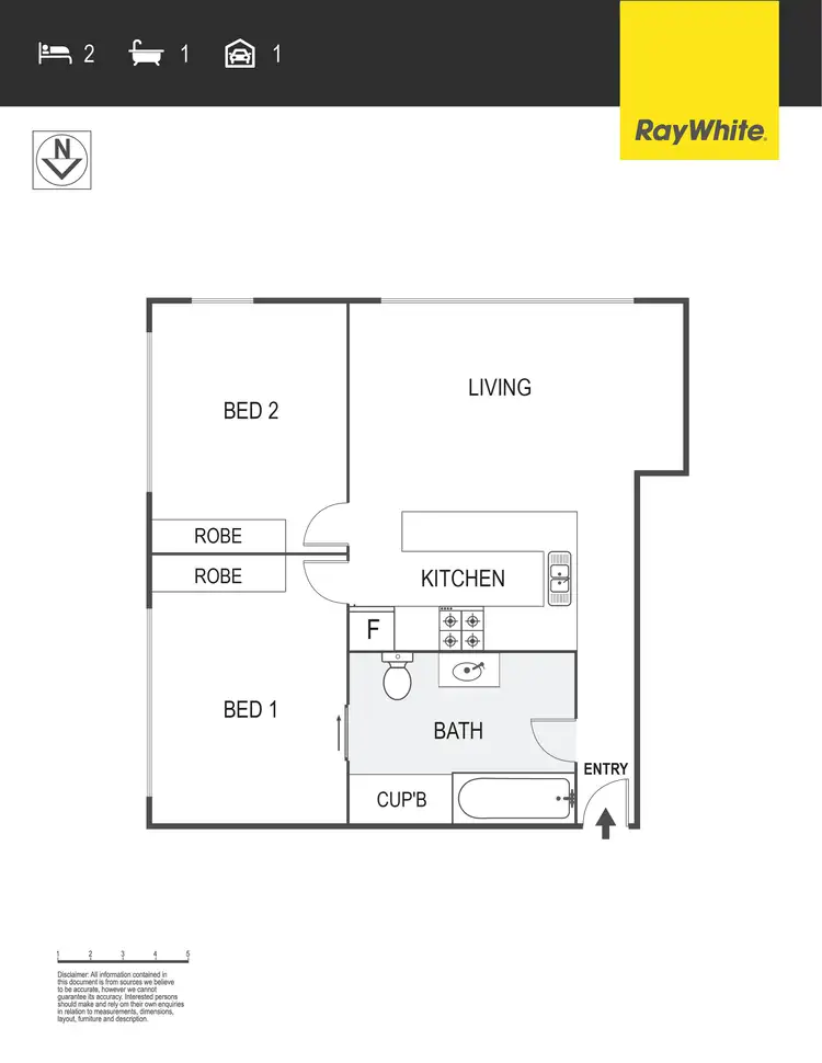 Floorplan of Homely apartment listing, 302/2 Akuna Street, City ACT 2601